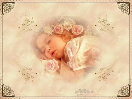 cadre enfant endormi